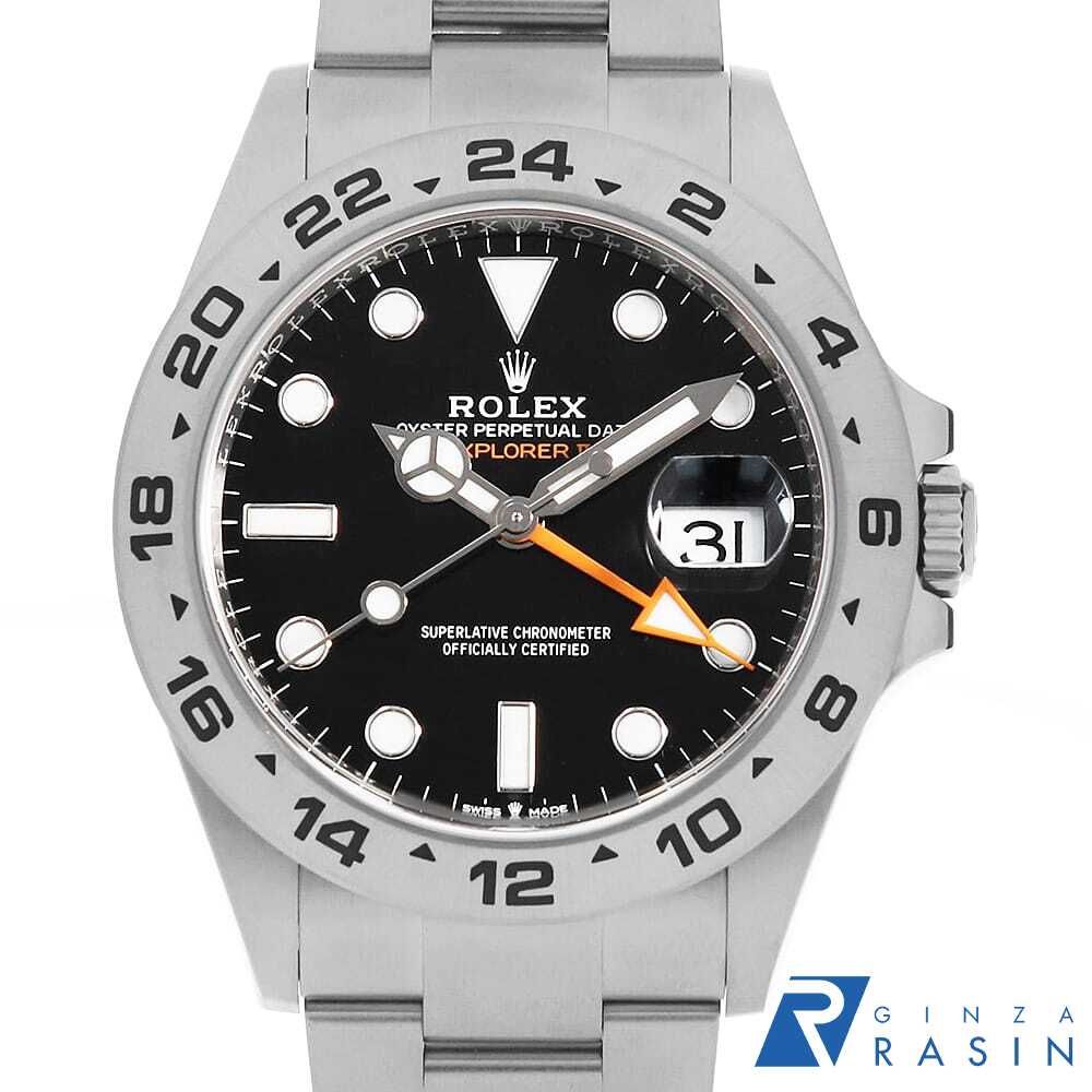 ロレックス エクスプローラーII 226570 ブラック ランダム番 中古