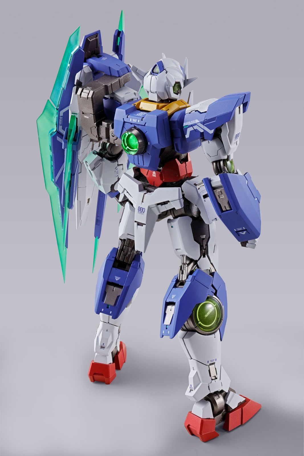 NATIONS METAL BUILD 機動戦士ガンダム ダブルオーガンダム ダブルオークアンタ 約180 mm ABS-PVC-ダイキャスト製 塗装済み可動フィギュア