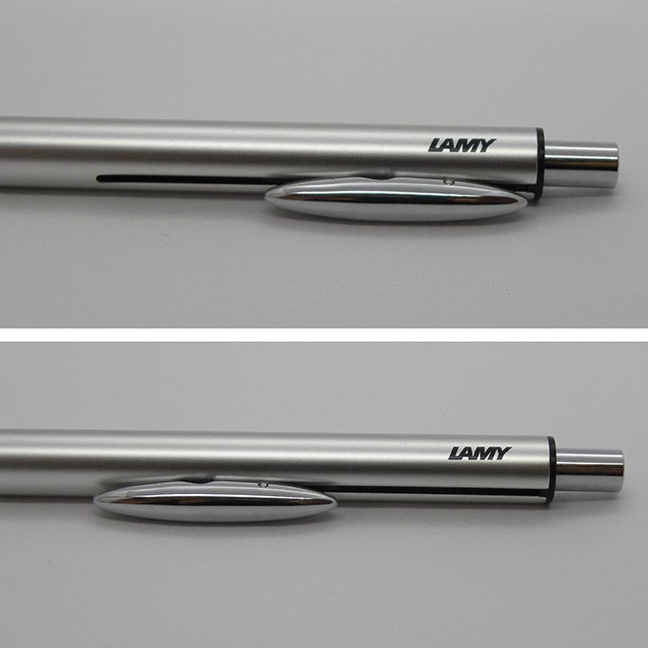 ラミー LAMY アルミニ シャープペンシル 0.7mm マットシルバー ノック