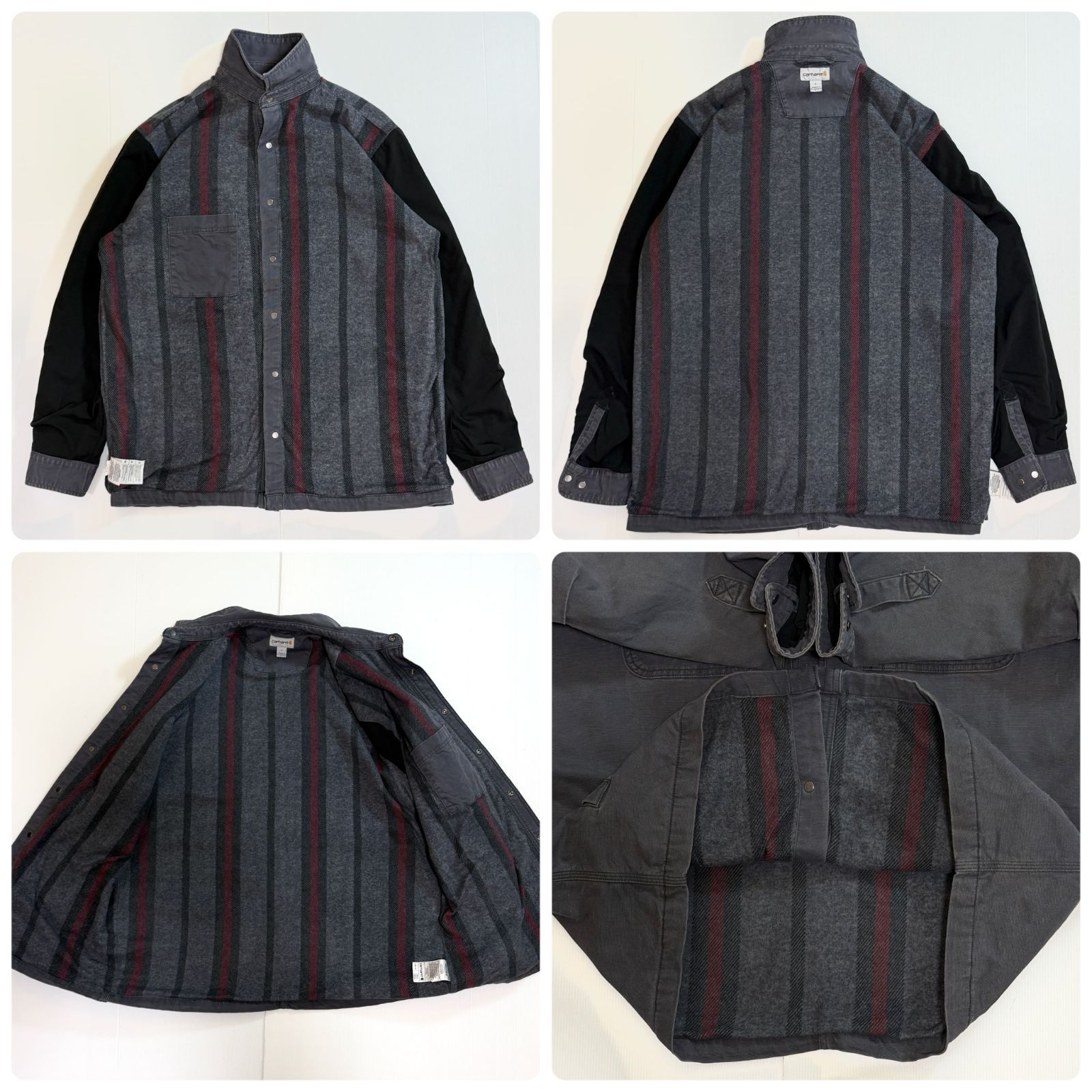 US企画 Carhartt カーハート ダックキャンバス フリースブランケット 