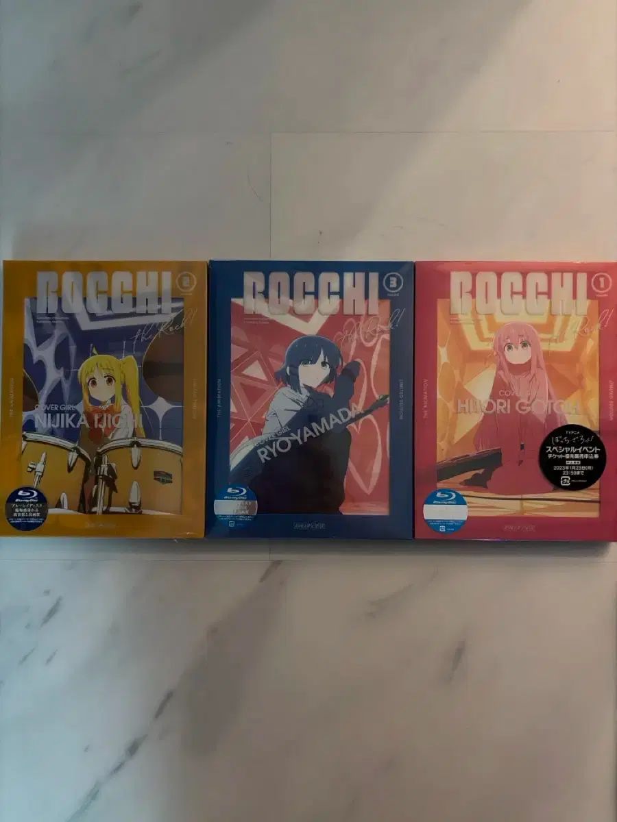 ぼっち・ざ・ろっく！ ブルーレイ Blu-ray 1 2 3 セット+ タオル + 