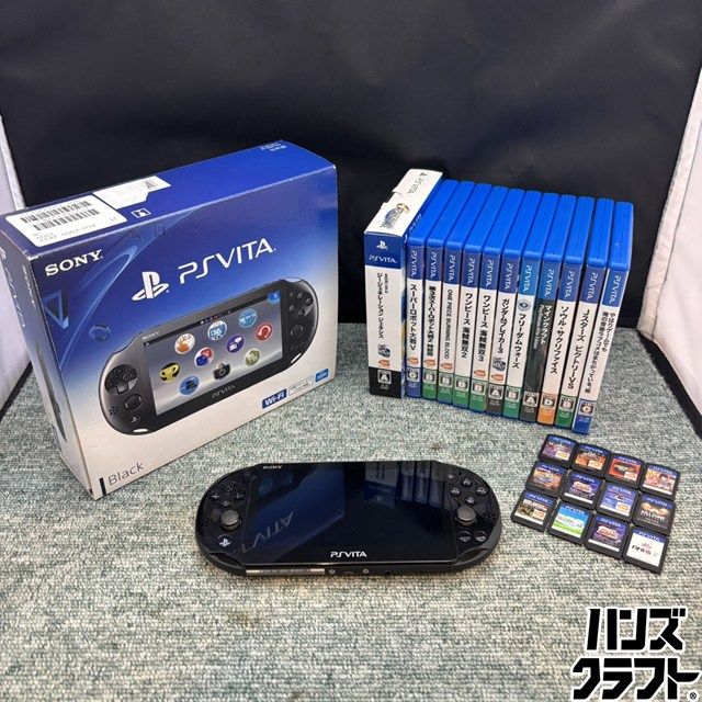 ◎ 品 PSVITA PCH 2000 ZA 11 本体 ブラック ソフト24本セット ソフトタイトルは説明欄に記載