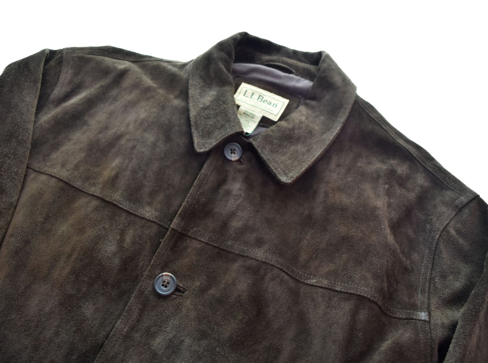 エルエルビーン L.L.Bean 90's SUEDE LEATHER CARCOAT スエード カー