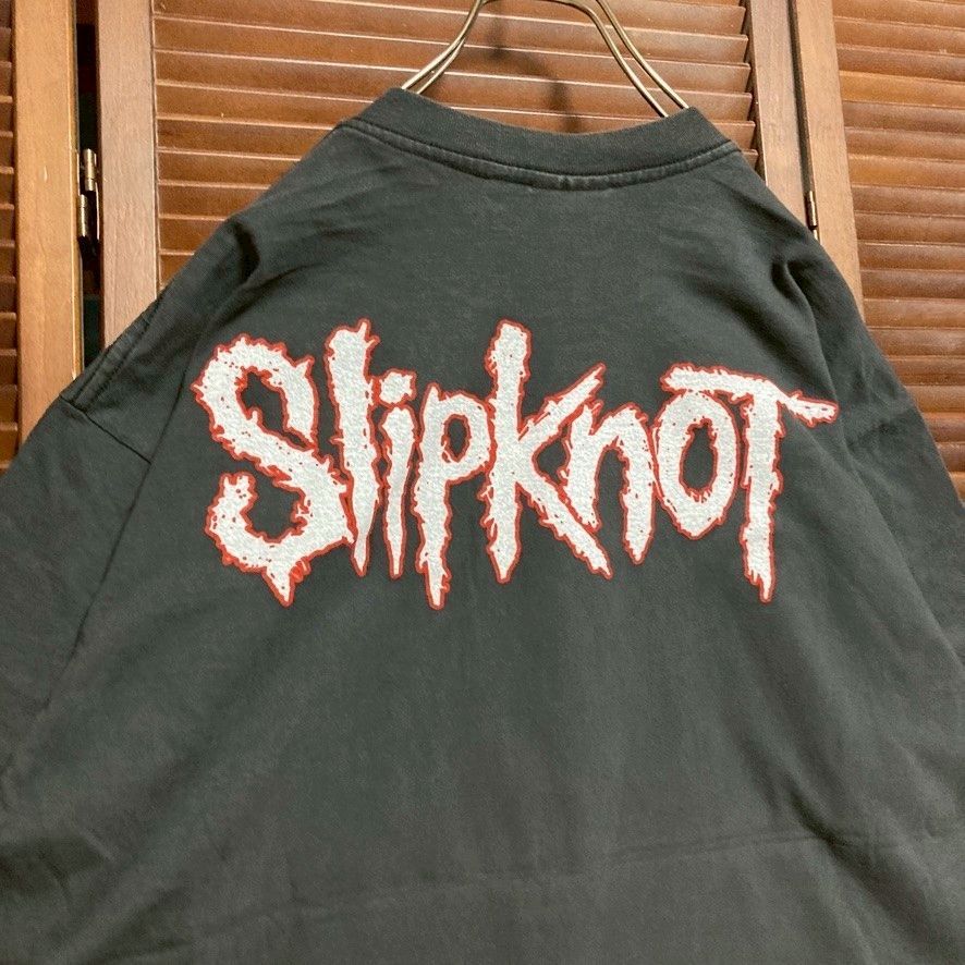 バンド Tシャツ スリップノット Slipknot メタル IOWA 黒 USA製 XL