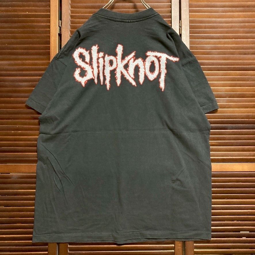 バンド Tシャツ スリップノット Slipknot メタル IOWA 黒 USA製 XL