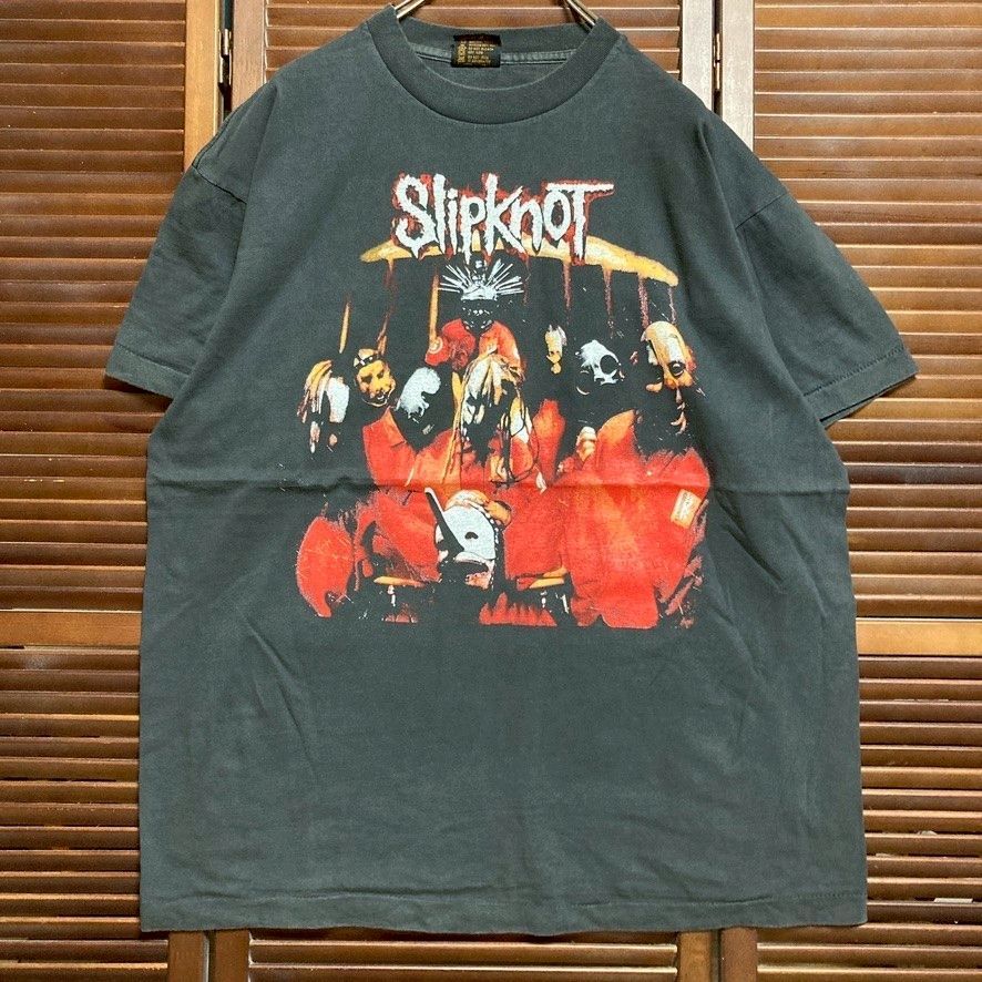 バンド Tシャツ スリップノット Slipknot メタル IOWA 黒 USA製 XL
