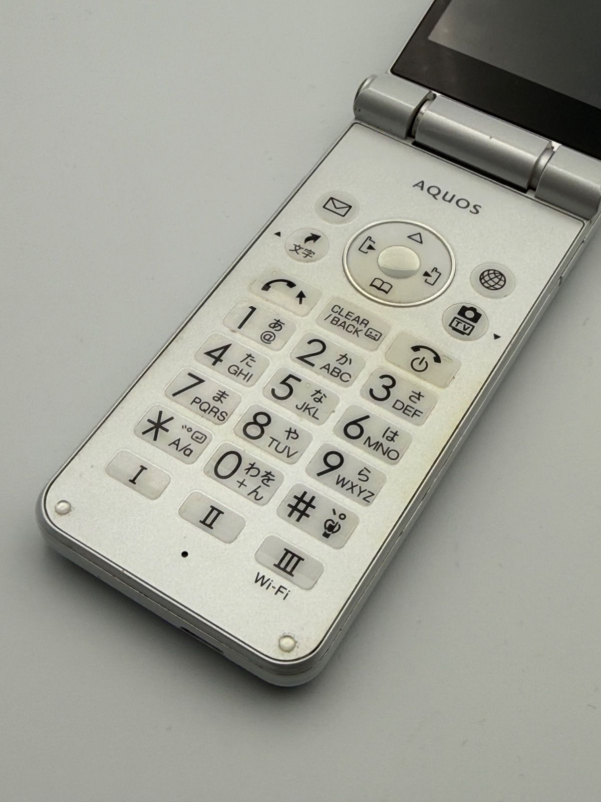 SoftBank 601SH AQUOS ケータイ2 SIMロック解除済み ホワイト 白 