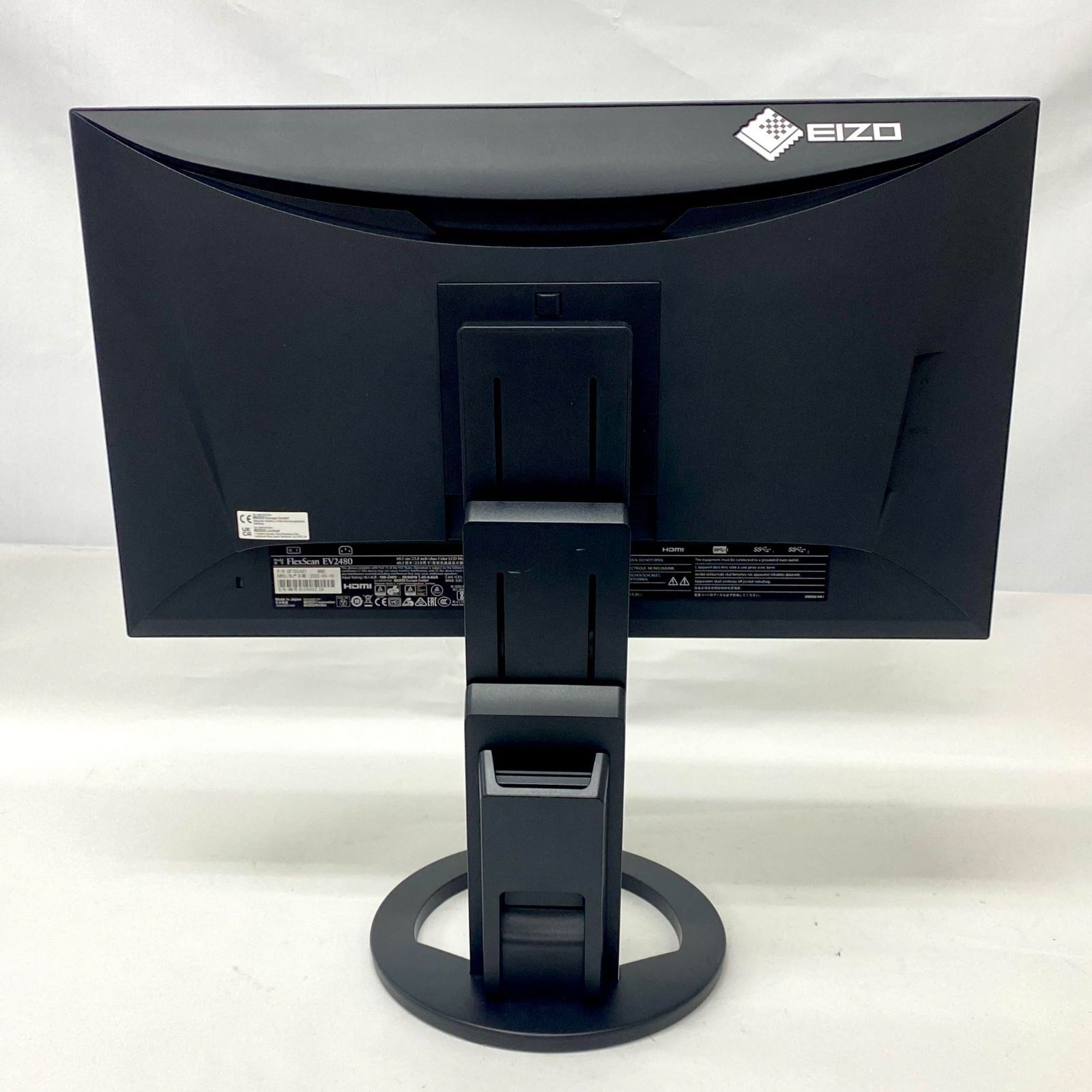 EIZO EV2480-ZBK ビジネススタンダードモニター 23.8型 3938 FlexScan 