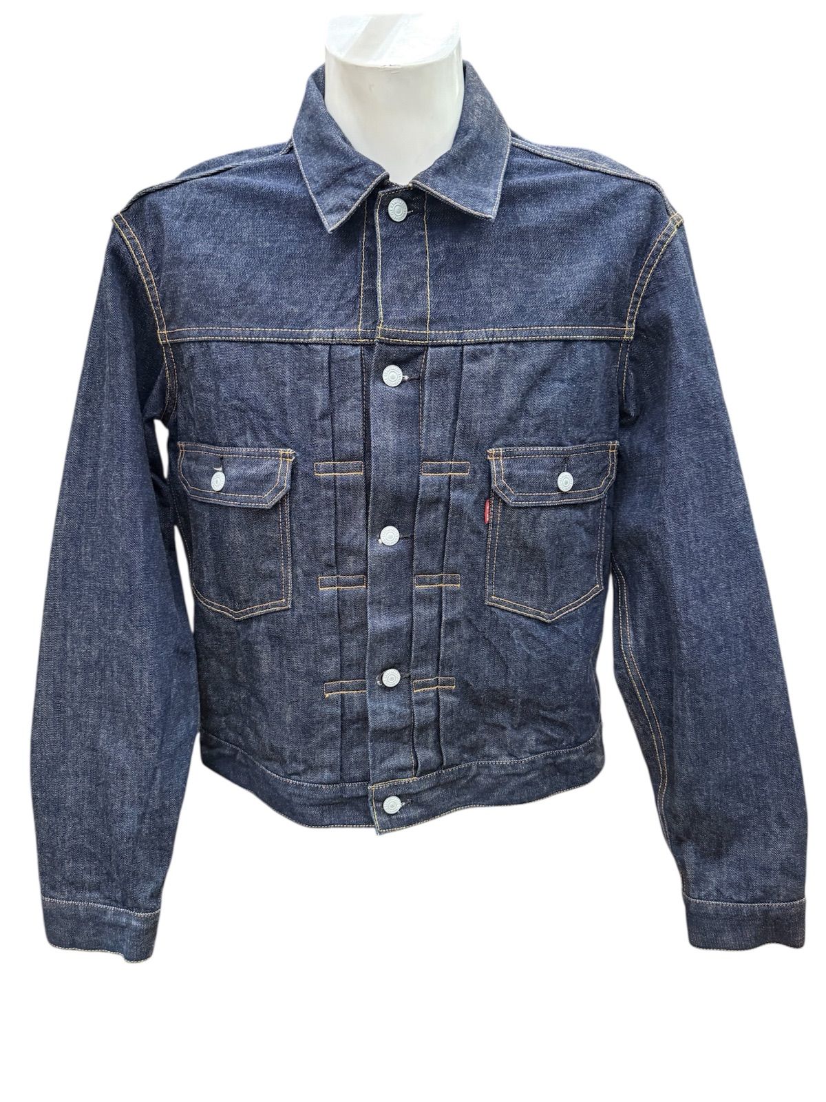 EVISUジャケット戎ペイント　No.２ 対戦モデル　サイズ40Type1502 EVISU エヴィス デニムジャケットNo2 1503 サイズ42 メンズ 濃紺