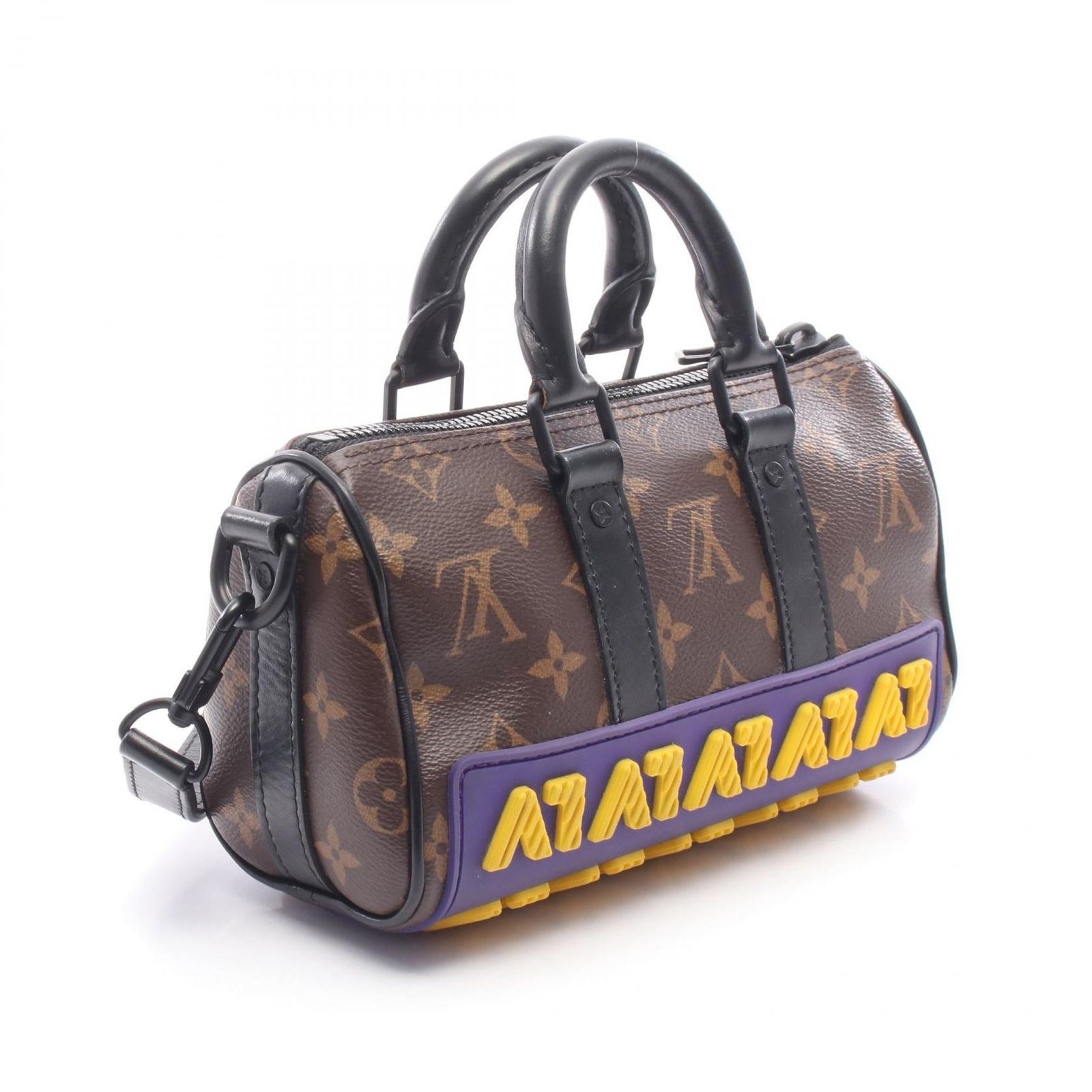 ルイ・ヴィトン LOUIS VUITTON トートバッグ キーポルXS LVラバー