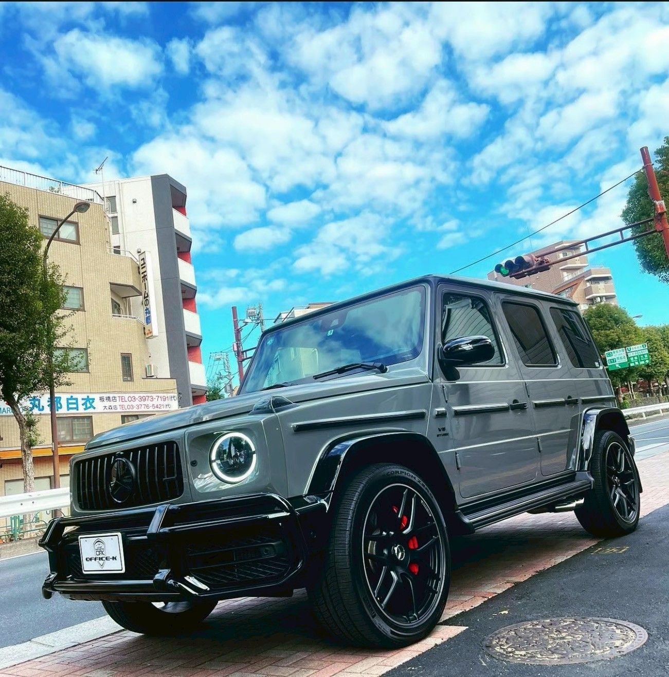 ベンツ Gクラス W463A G63用 バンパーガード/ブラッシュガード