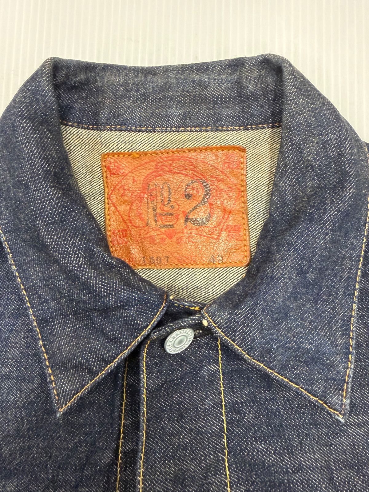 EVISUジャケット戎ペイント　No.２ 対戦モデル　サイズ40Type1502 EVISU エヴィス デニムジャケットNo2 1503 サイズ42 メンズ 濃紺