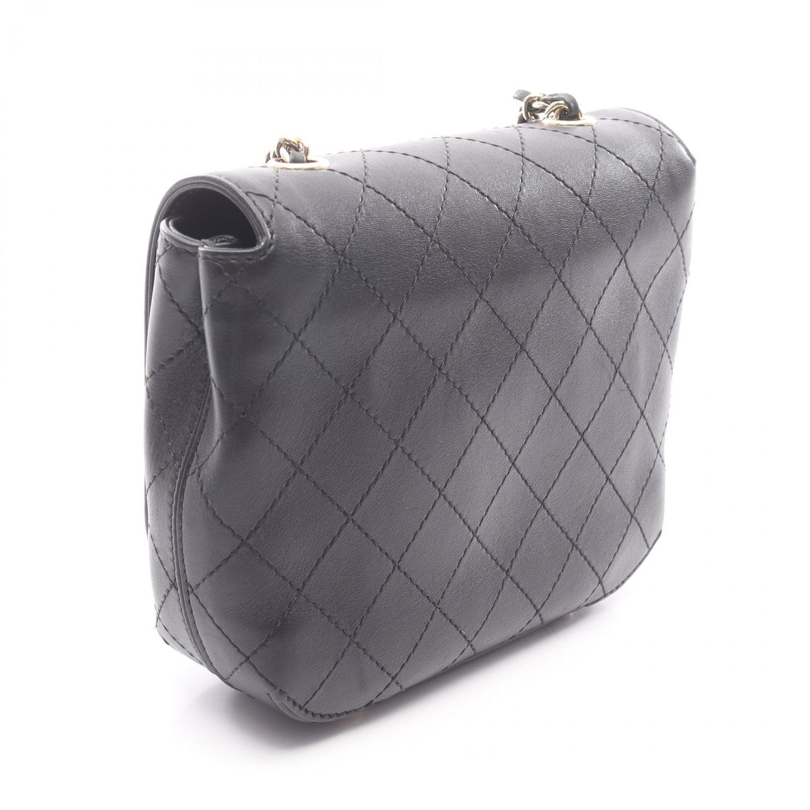 シャネル CHANEL ショルダーバッグ ミニマトラッセ AS0532 ブラック 