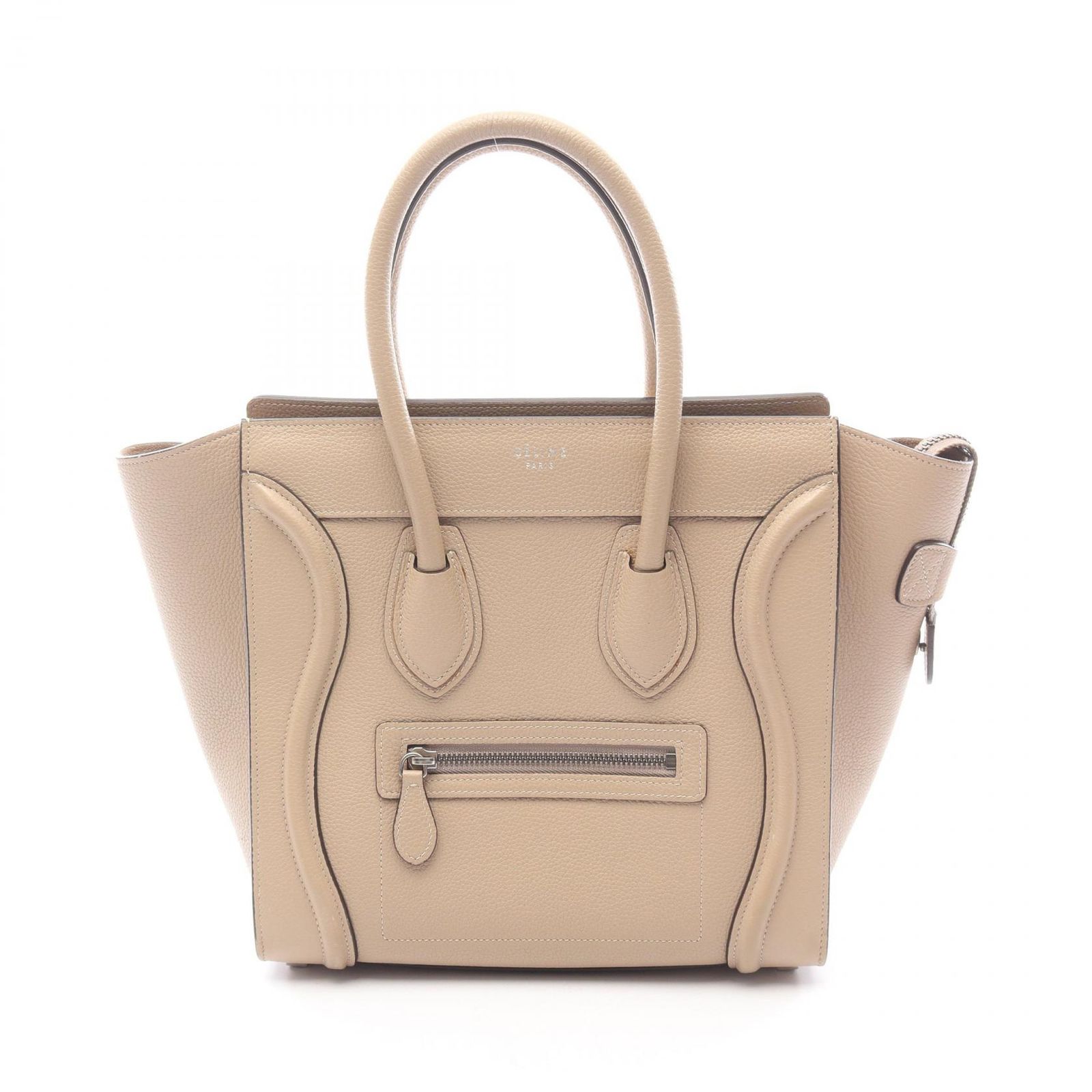 セリーヌ CELINE トートバッグ ラゲージ マイクロショッパー ベージュ