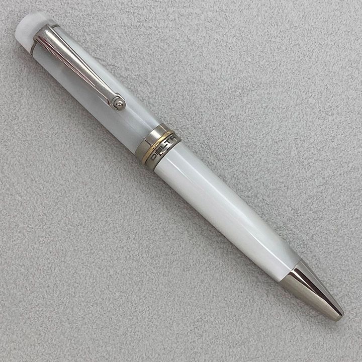 デルタ ボールペン ビンテージコレクション ホワイト DELTA 白 筆記用具 筆記具 文房具 ブランド ネコポス配送