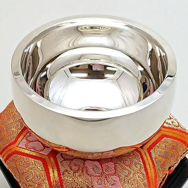 銀製 おりん 2.5寸 高さ4.4 cm｜銀製仏具セット 大淵武則 号 光則