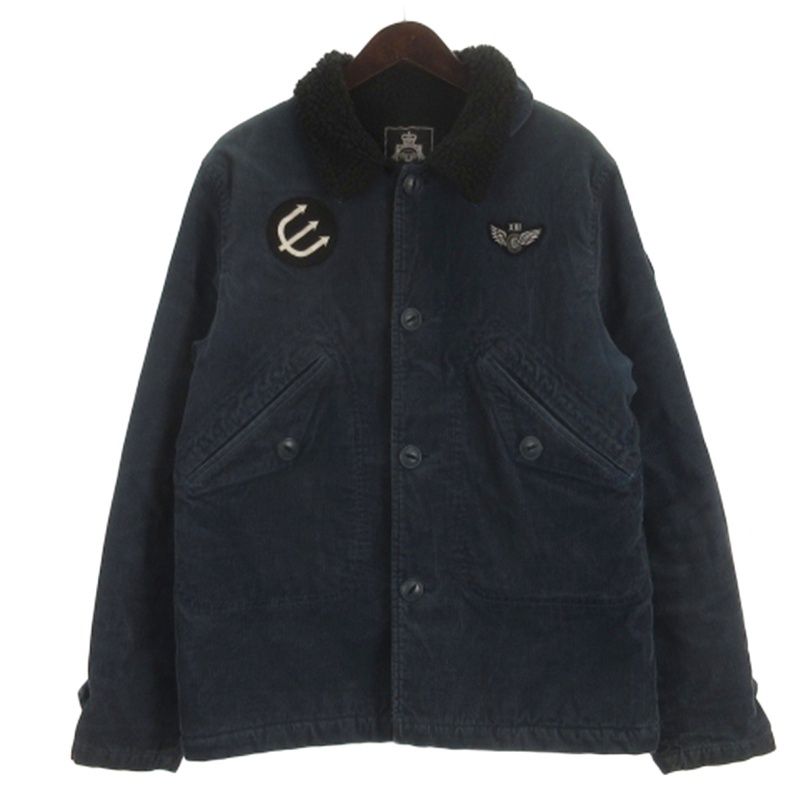 ネイバーフッド NEIGHBORHOOD コーデュロイジャケット 裏ボア ブルー系