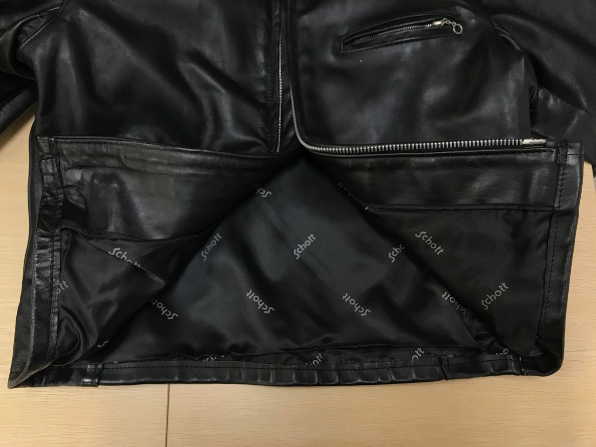 schott ショット シングルライダースジャケット レザージャケット