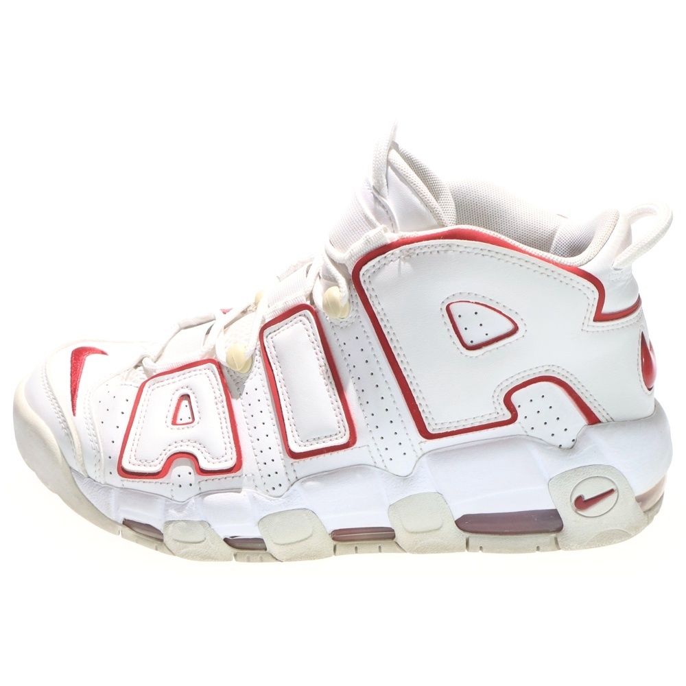 NIKE (ナイキ) AIR MORE UPTEMPO 96 921948-102 エアモアアップテンポ ハイカットスニーカー US9/27cm ホワイト/レッド