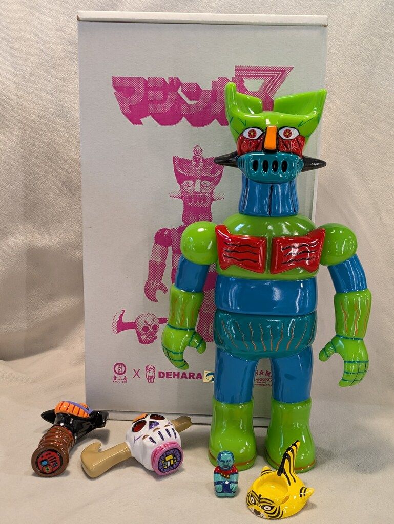 デハラユキノリ KAIJU ONE 30cm TALL MAZINGER Z GREEN Amazing Toy