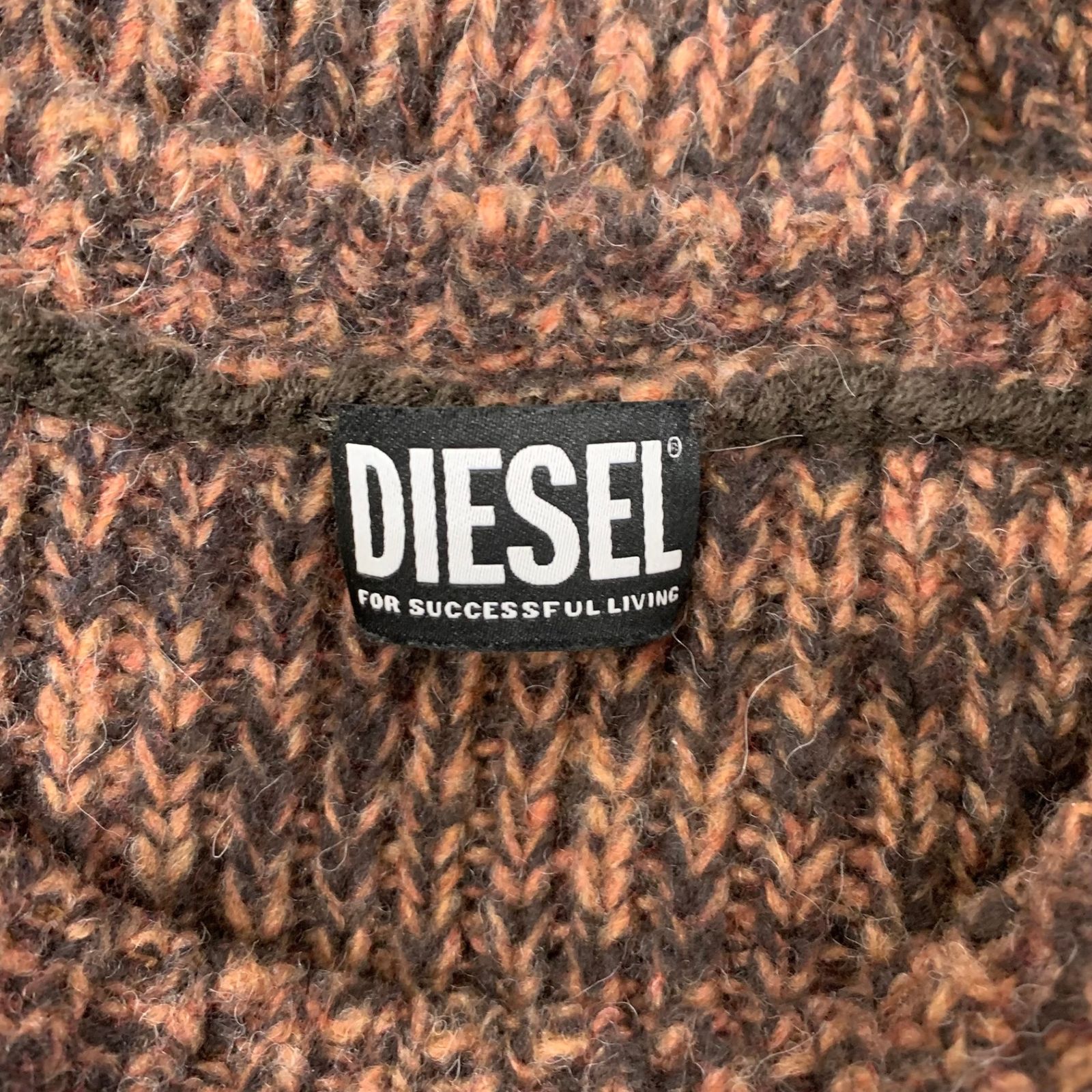 ディーゼル DIESEL プルオーバー ニット K-SAN-LIN セーター ブラウン 