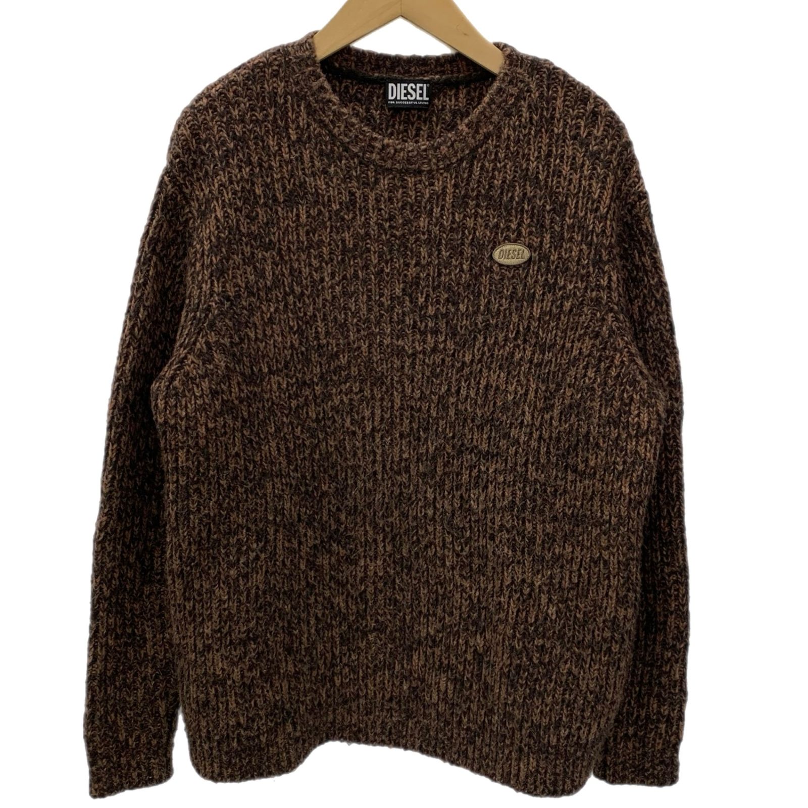 ディーゼル DIESEL プルオーバー ニット K-SAN-LIN セーター ブラウン 