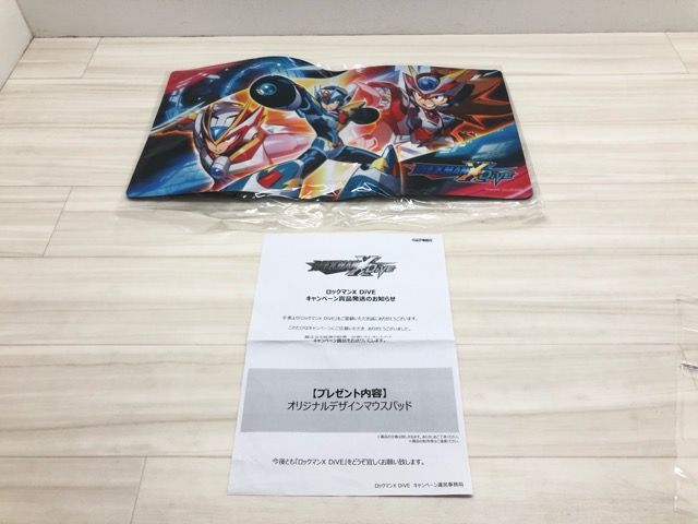 ロックマンXDiVE キャンペーン商品 オリジンデザイン マウスパッド F 6063 007 081