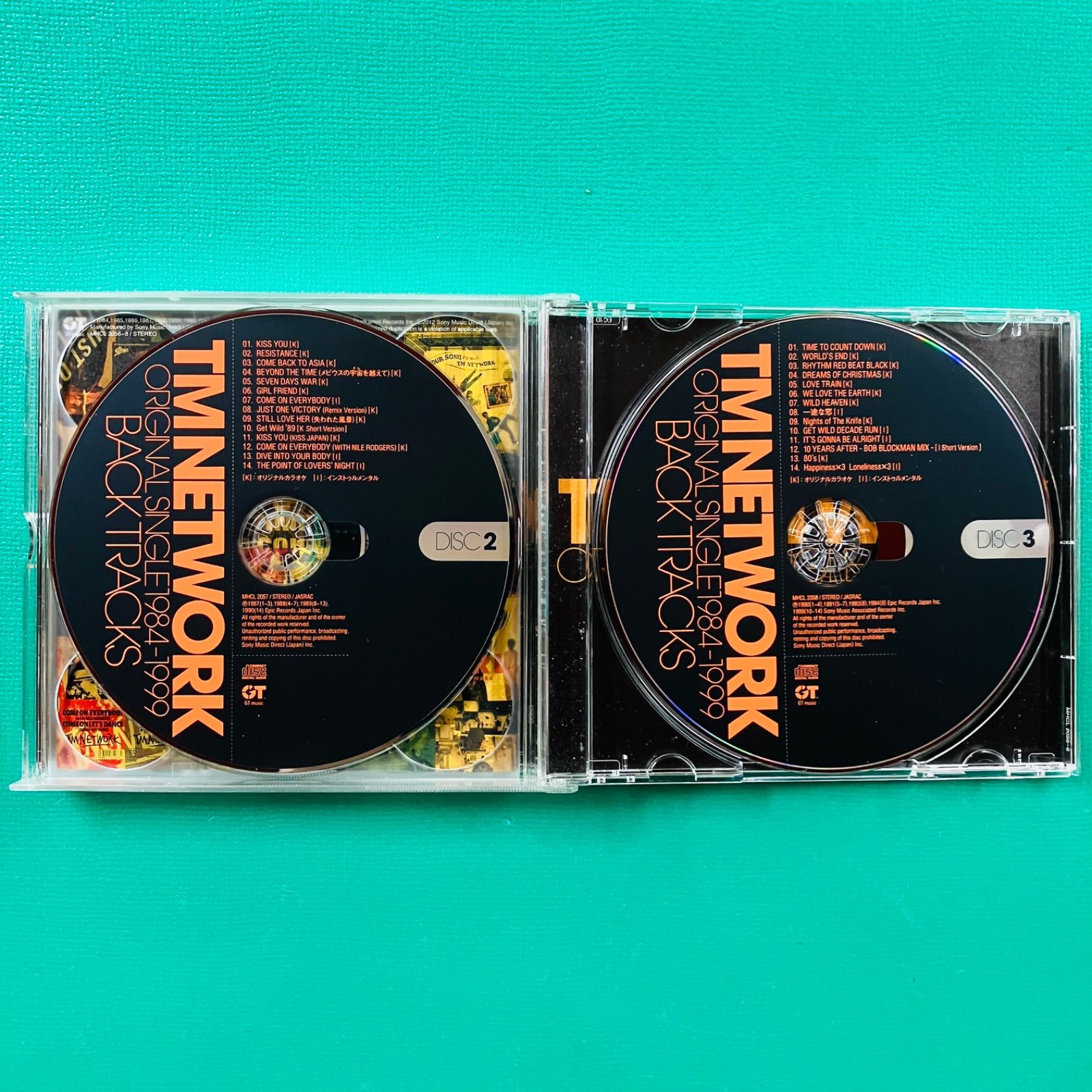 帯あり 美品】【2012.05】CD3枚組 TM NETWORK ORIGINAL SINGLE BACK