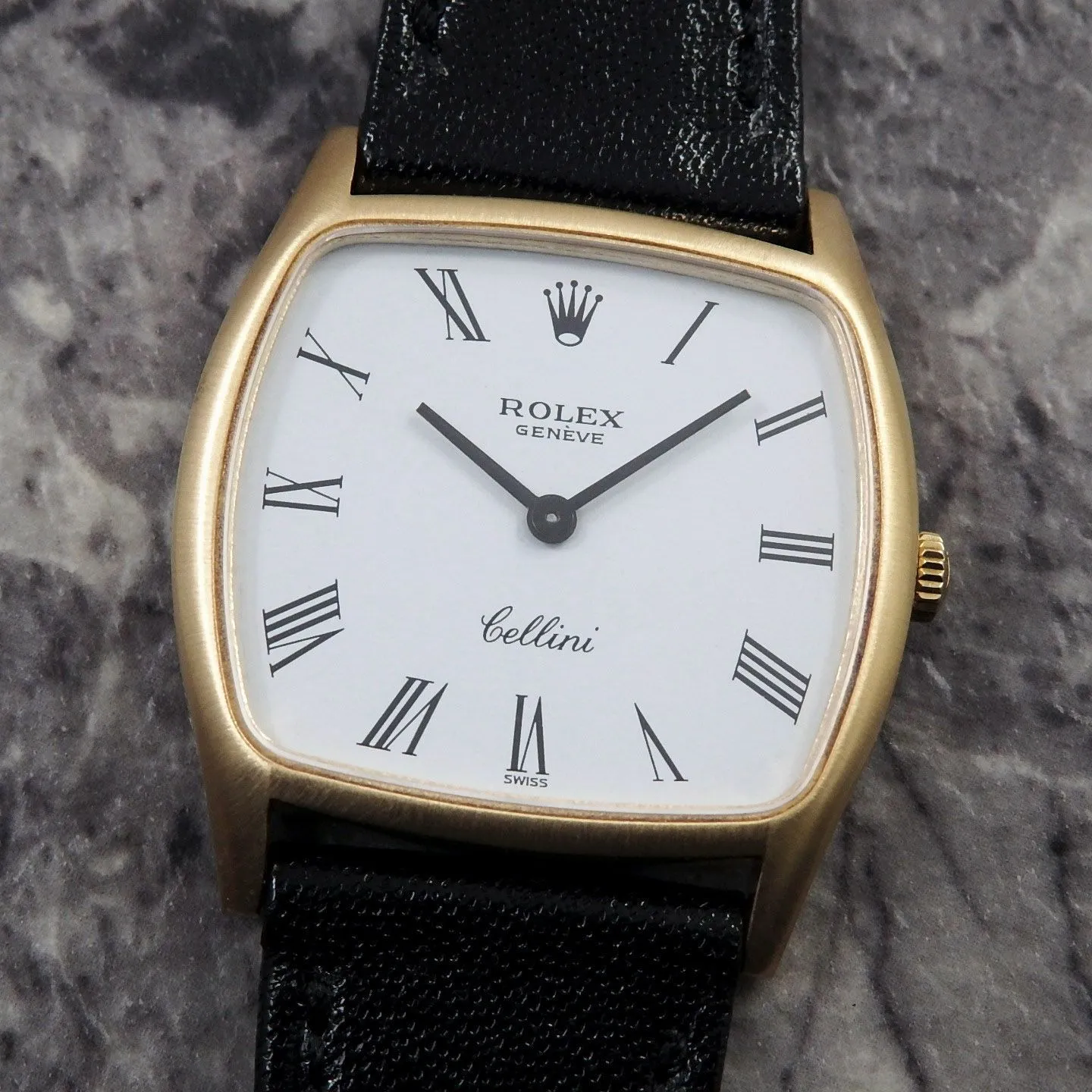 1円～/ROLEX/ロレックス/60.01.2/GENEVE/花/刺繍/レッド/赤/腕時計 