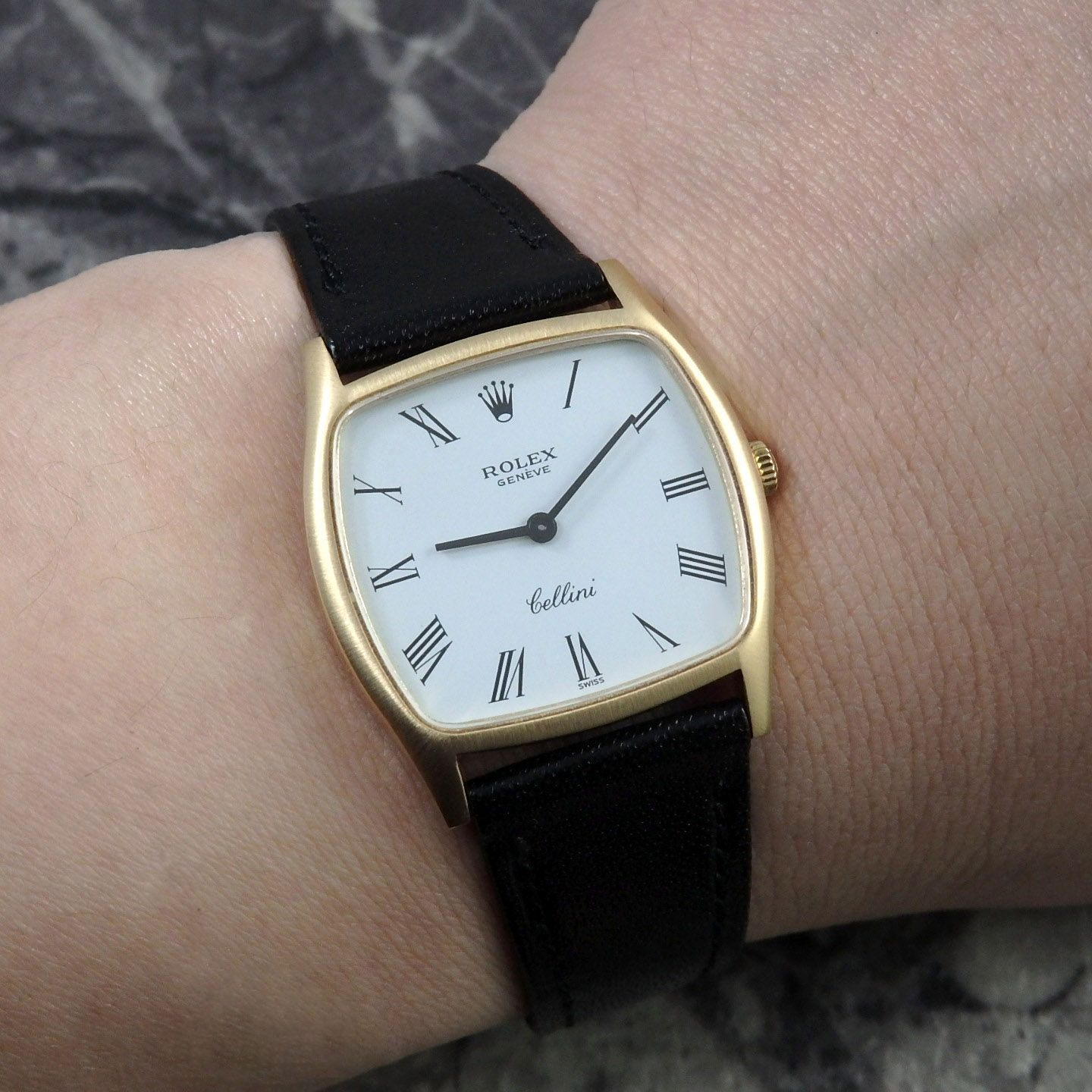 ロレックス チェリーニ Ref.3805 ROMAN DIAL 金無垢 ROLEX 
