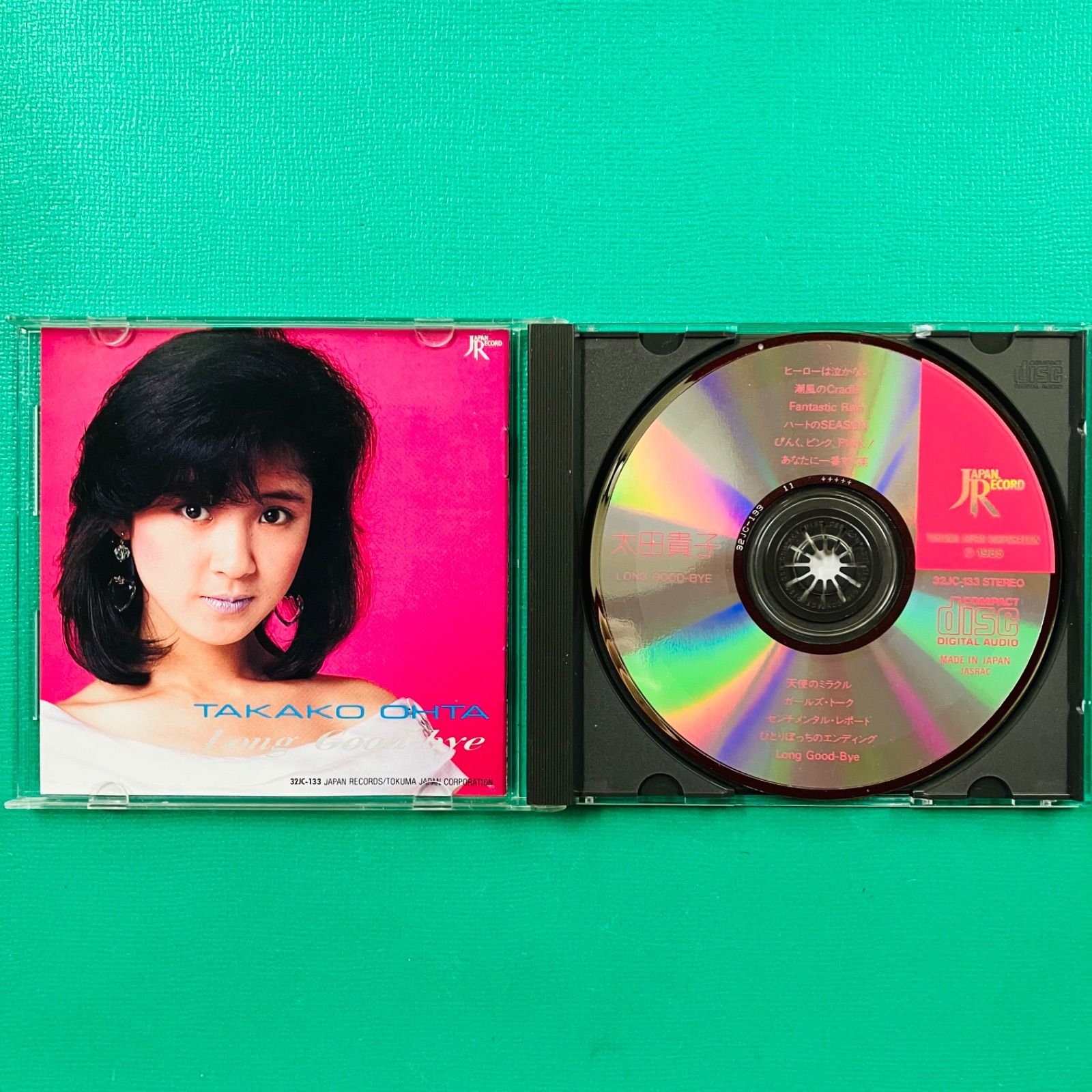 Disc美品】【1985.07】CD 太田貴子 Long Good-bye 徳間ジャパン