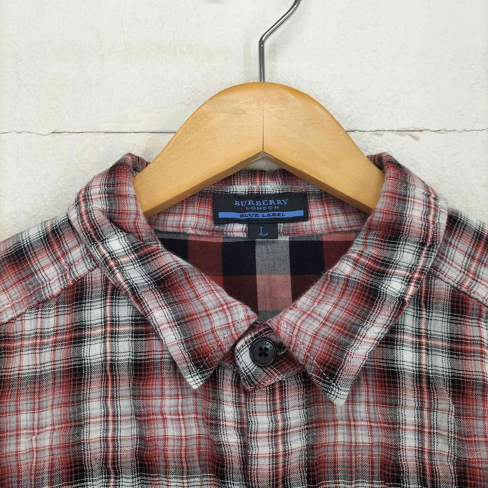 バーバリーブルーレーベル BURBERRY BLUE LABEL ホース刺繍チェック 