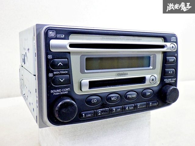 クラリオン clarion 純正 カーオ－ディオ 8701A086 12V カーステ CD MD