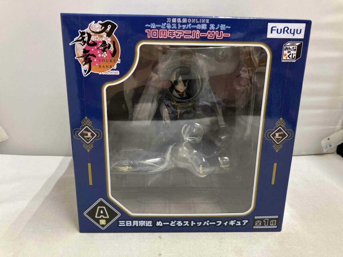 おまけ有 刀剣乱舞 A賞三日月宗近フィギュア ぬーどるストッパーの陣 A賞 三日月宗近 ぬーどるストッパーフィギュア みんなのくじ 刀剣乱舞