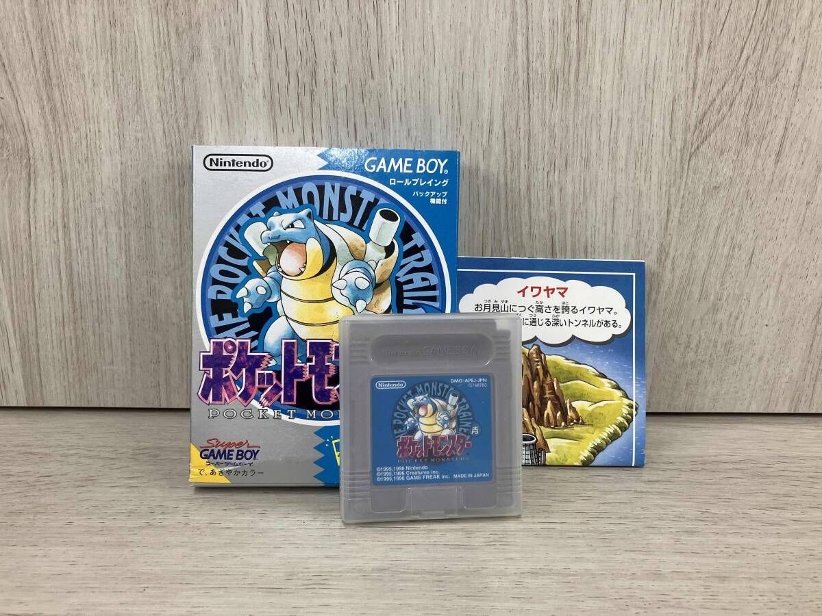 GB ポケットモンスター 青 マップ付