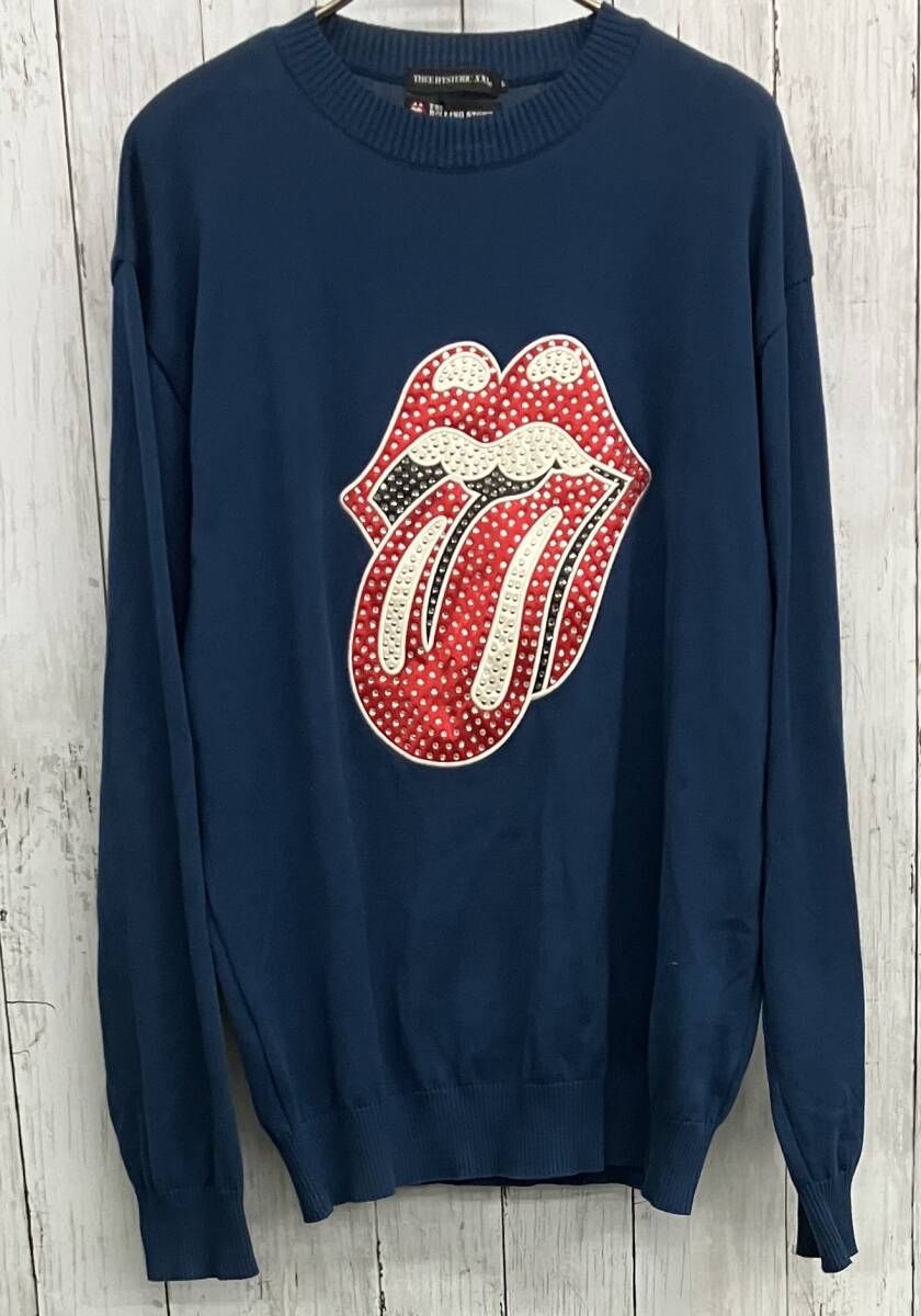 HYSTERICS The Rolling Stones 長袖カットソー HYSTERIC GLAMOUR×The Rolling Stones 長袖ニット ヒステリック