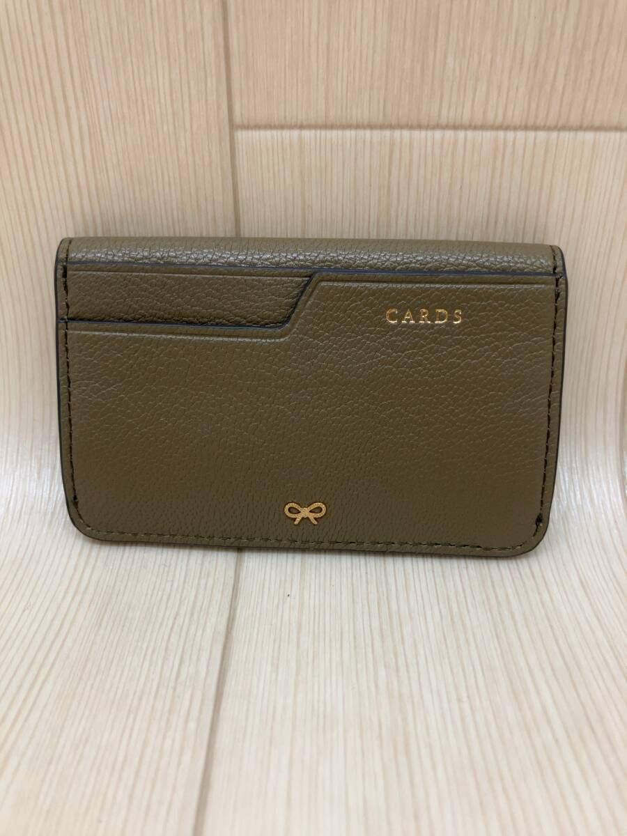 ☆ 箱付き ANYA HINDMARCH アニヤハインドマーチ コインケース モス 