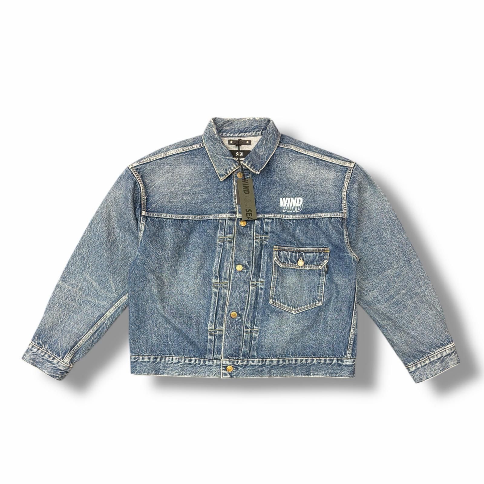 参考上代66000円 未使用 MINEDENIM 24SS セルヴィッジデニムジャケット Gジャン マインデニム 24MND-WAS001-86 インディゴ 2 （8923M） 参考上代66000円 未使用 MINEDENIM 24SS セルヴィッジデニムジャケット