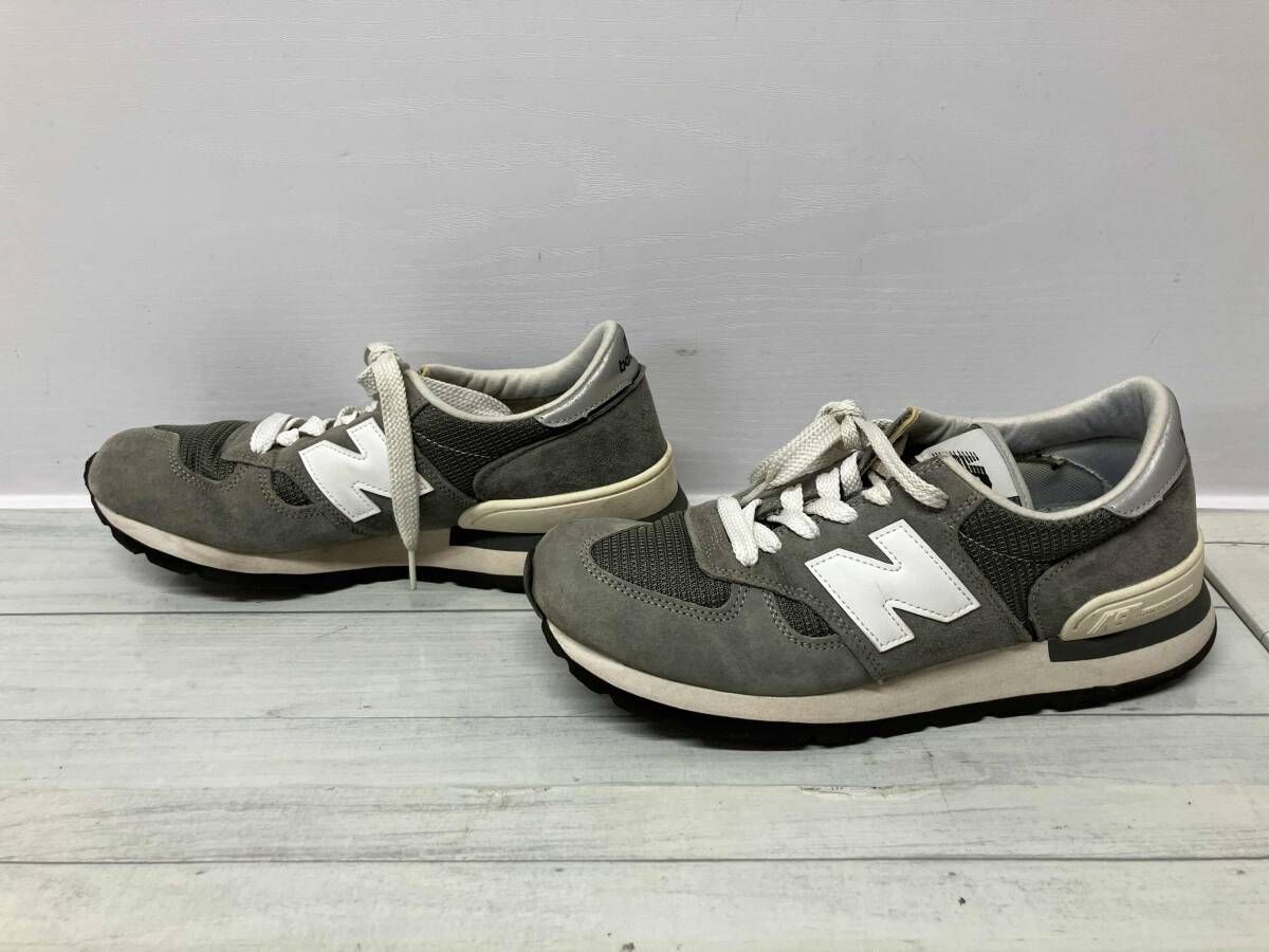 Balance ニュー ンス メンズスニーカー M 990 GR 1 サイズ 27 5 cm