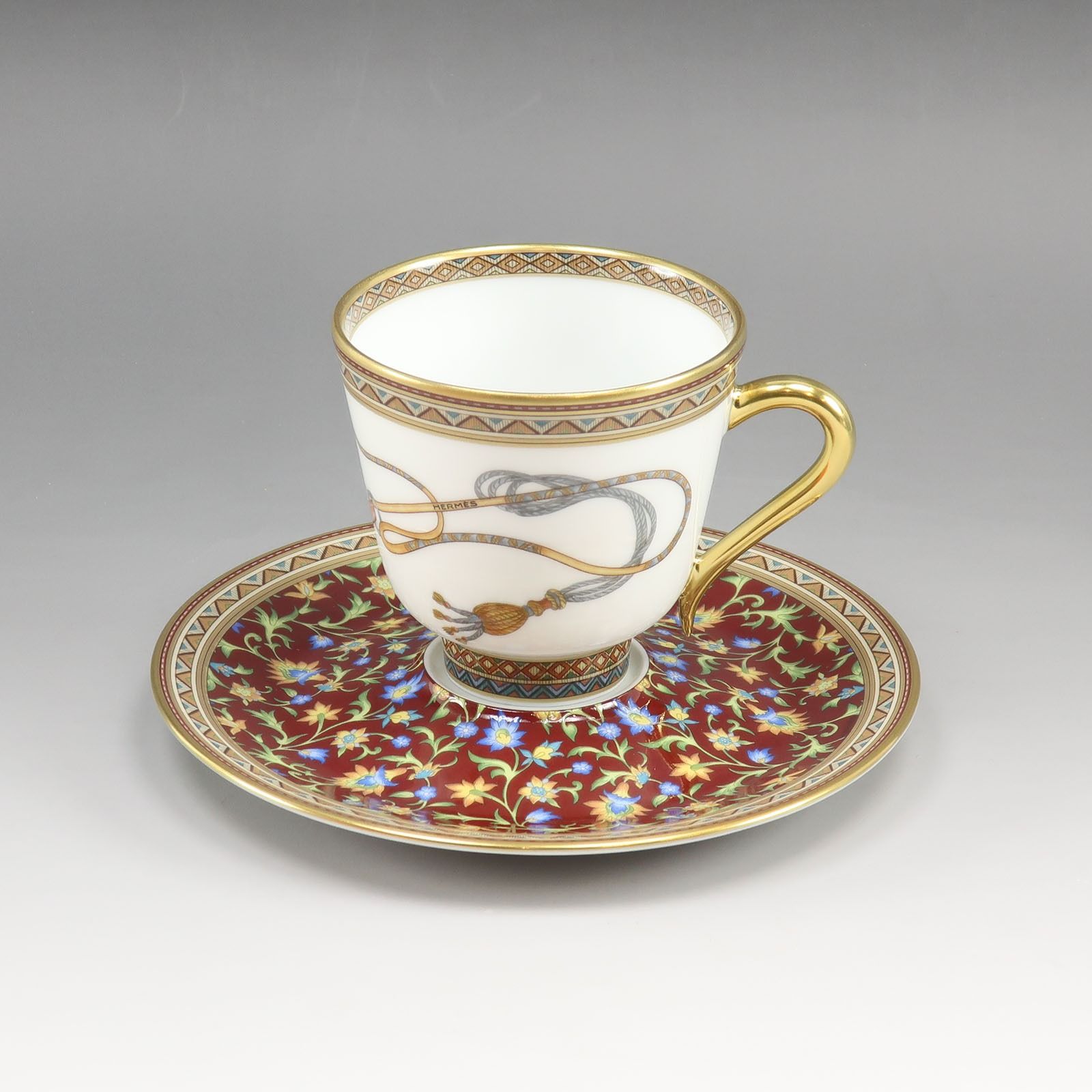 HERMES エルメス シュヴァルドリアン カップ＆ソーサー レディース 食器