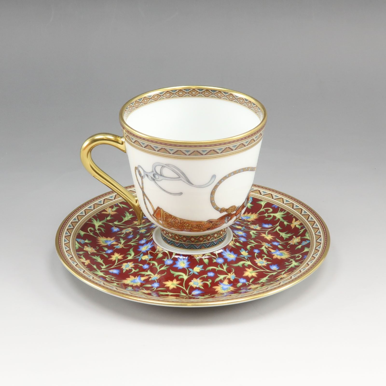 HERMES エルメス シュヴァルドリアン カップ＆ソーサー レディース 食器