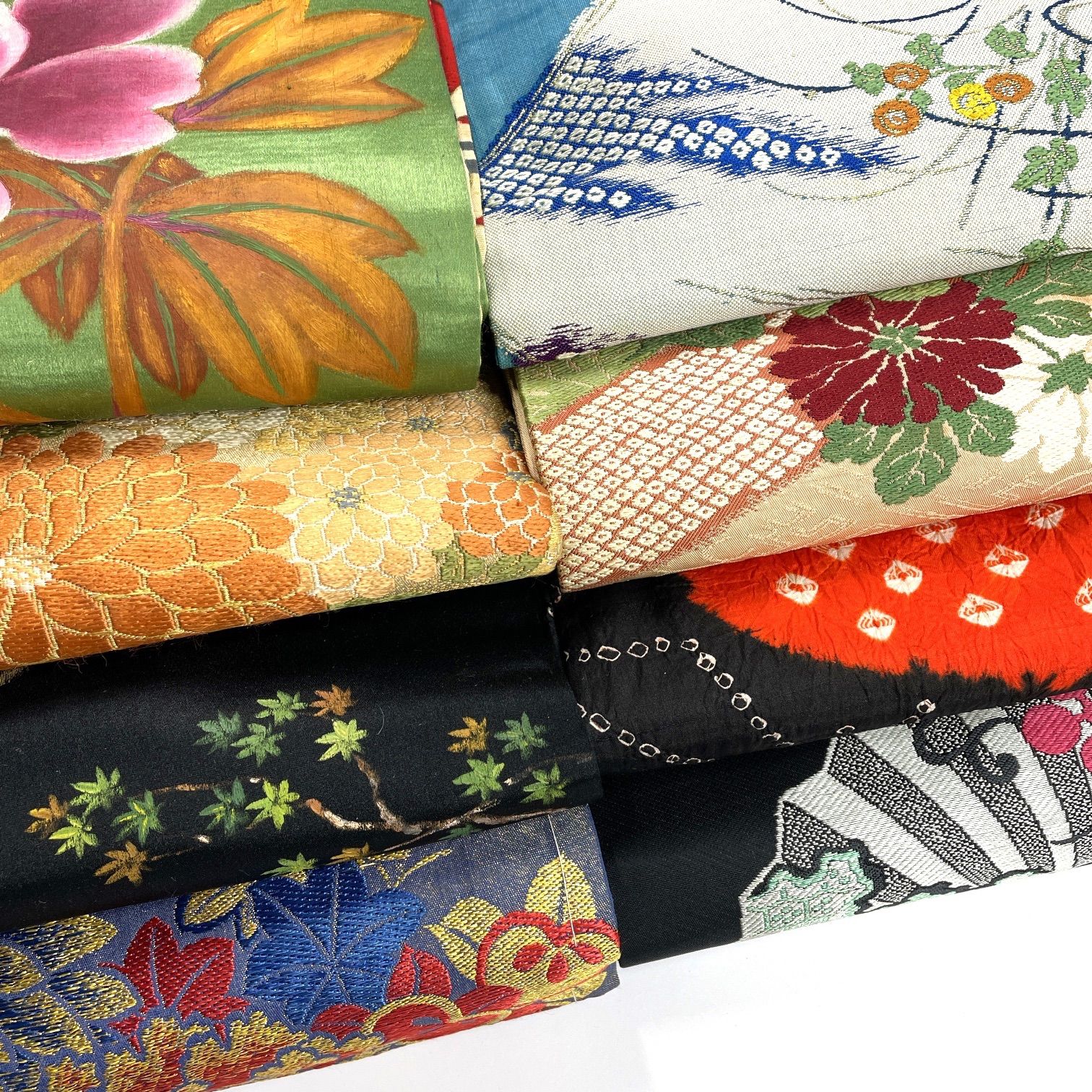 アンティーク名古屋帯 8枚 帯まとめ売り 同梱購入歓迎 リメイク用