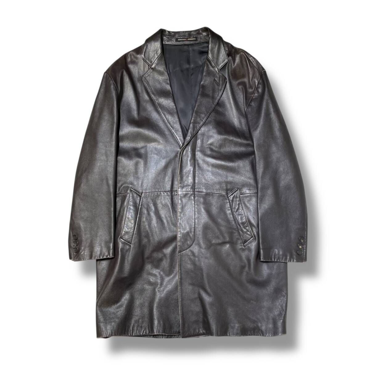 00s archive／JEAN PAUL GAULTIER objet leather jacket black size48 