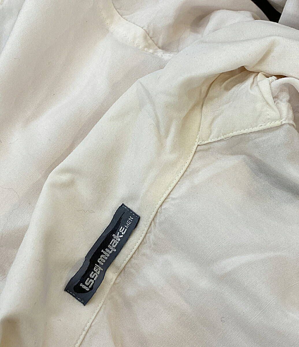 80s 筆タグ ISSEY MIYAKE MEN イッセイミヤケメン 開襟シャツ 半袖