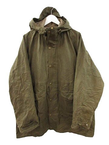 フィルソン FILSON オイルドパーカー レインコート ワックスコットン ジャケット カーキ系 XL