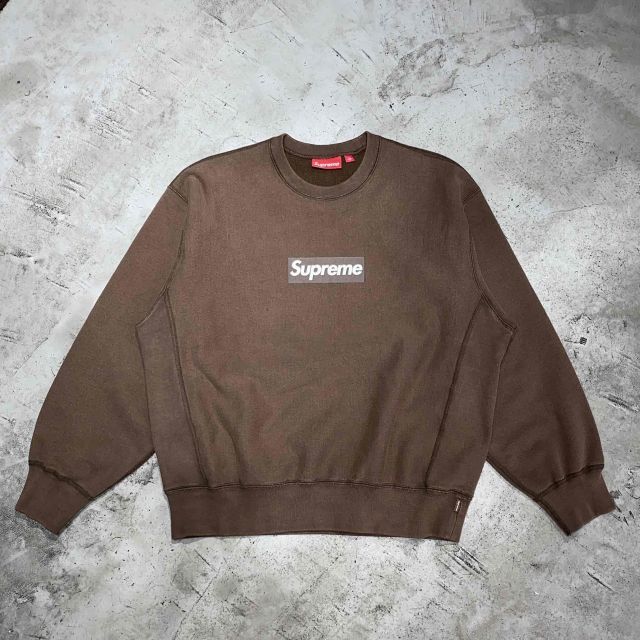 Supreme 25ss Washed Box Logo Crewneck Size-M シュプリーム 