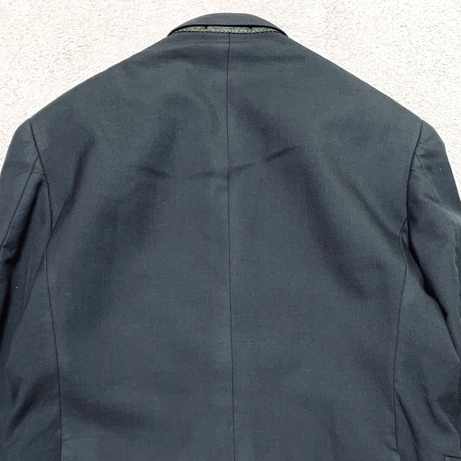 メンズ Burberrys メタルボタン モヘヤ45% ダブル テーラードジャケット
