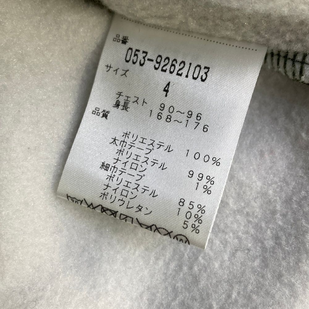 サイズ：4 PEARLY GATES パーリーゲイツ フリース ハーフジップ 長袖