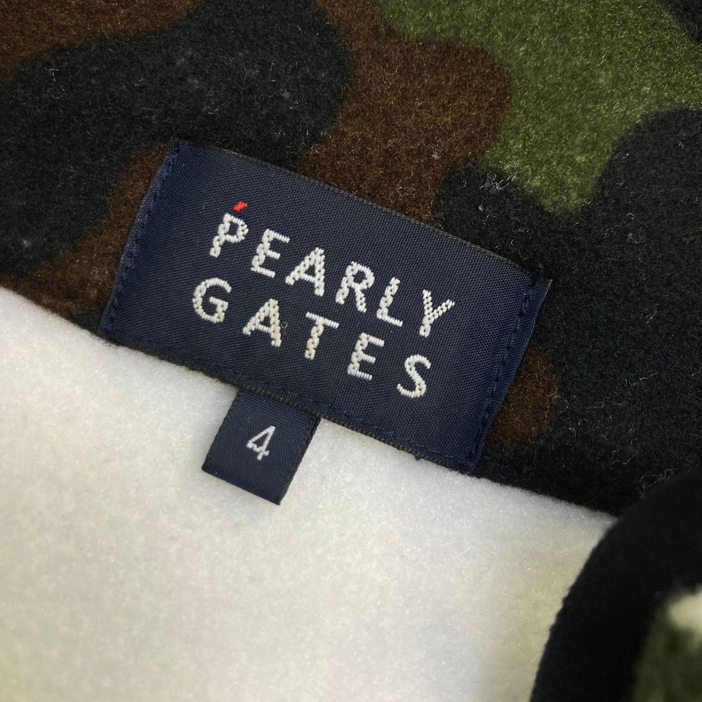 サイズ：4 PEARLY GATES パーリーゲイツ フリース ハーフジップ 長袖