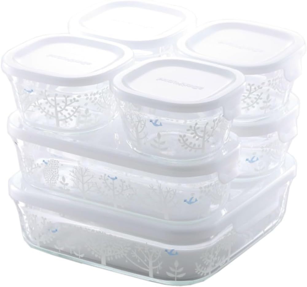 iwaki イワキ 耐熱ガラス 保存容器 シンジカトウ Petit bois セット パック-レンジ PS-